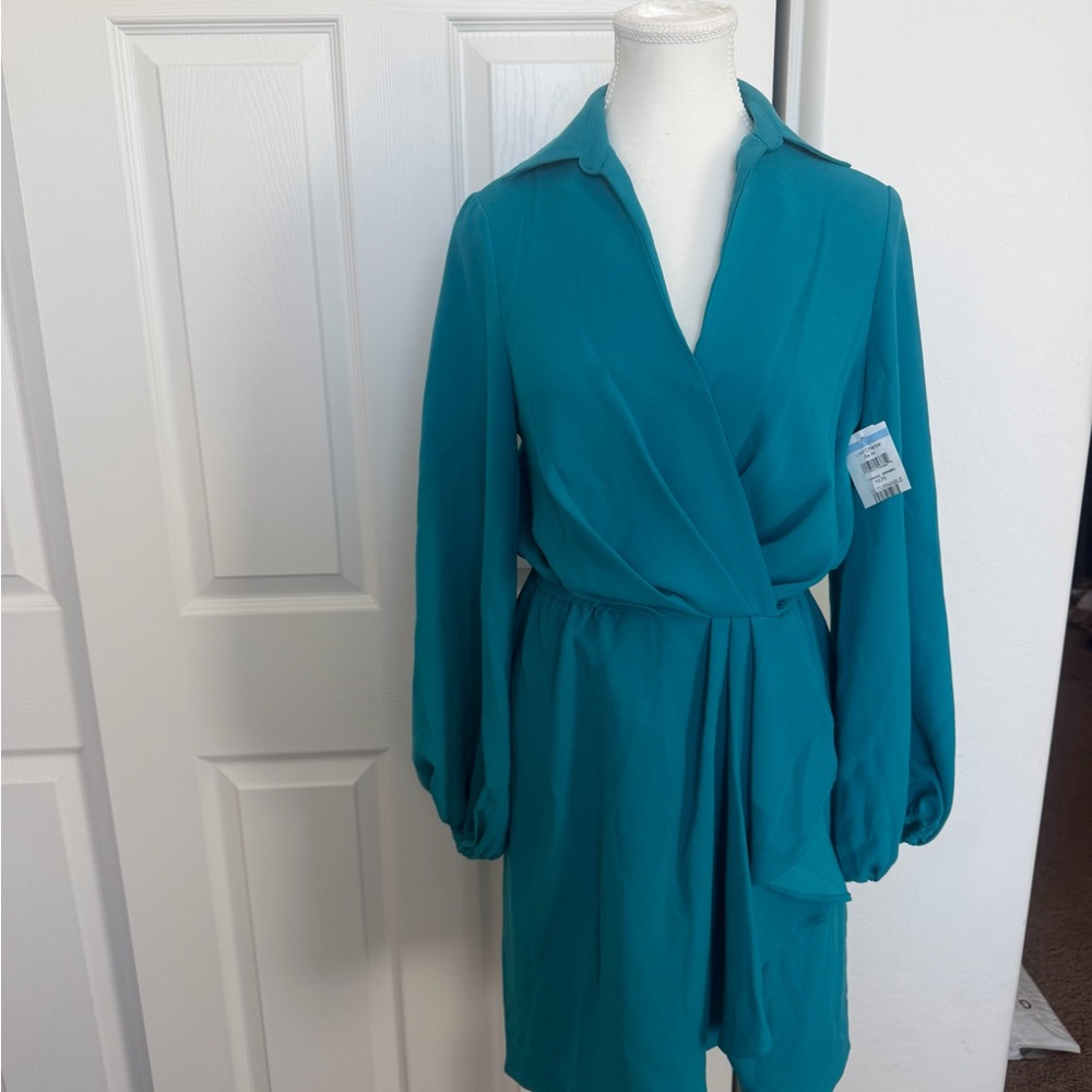 NWT Trina Turk Revelry Faux Wrap Dress - Sz 0